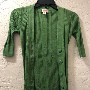 green mossimo supply co. overcoat